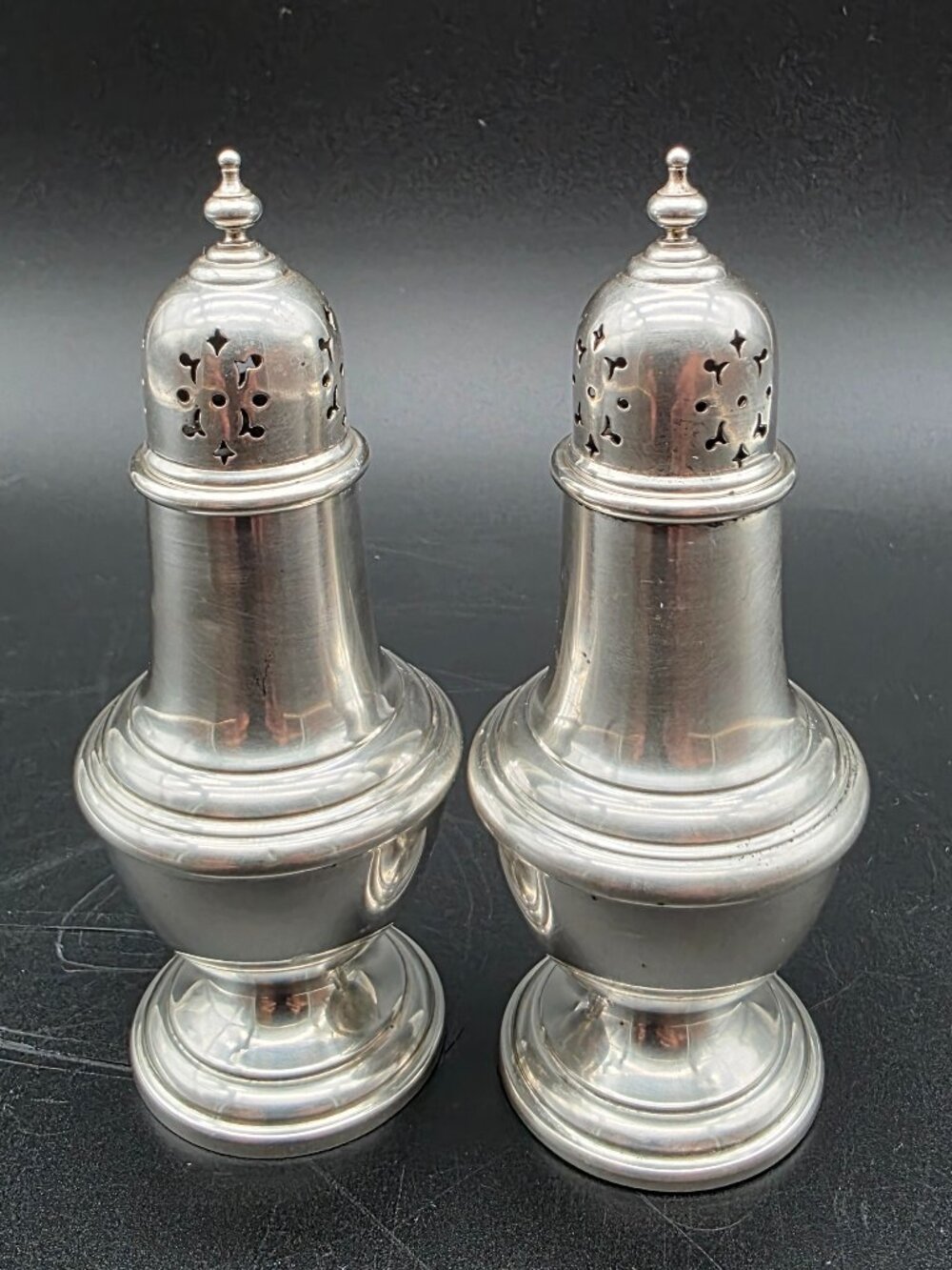 Vintage Gorham Sterling Silver (.925) Salt/Pepper Shakers Marked Gorham 788